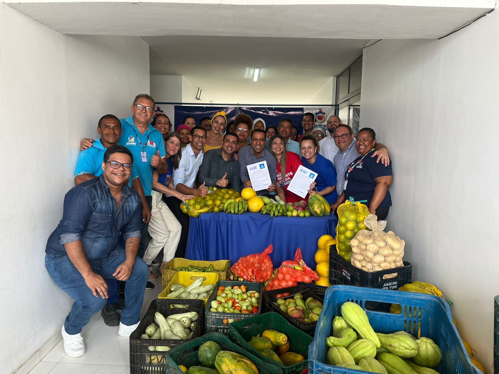 Prefeitura de Juazeiro fortalece segurança alimentar com ação intersetorial do Juazeiro Sem Fome na Maternidade Municipal