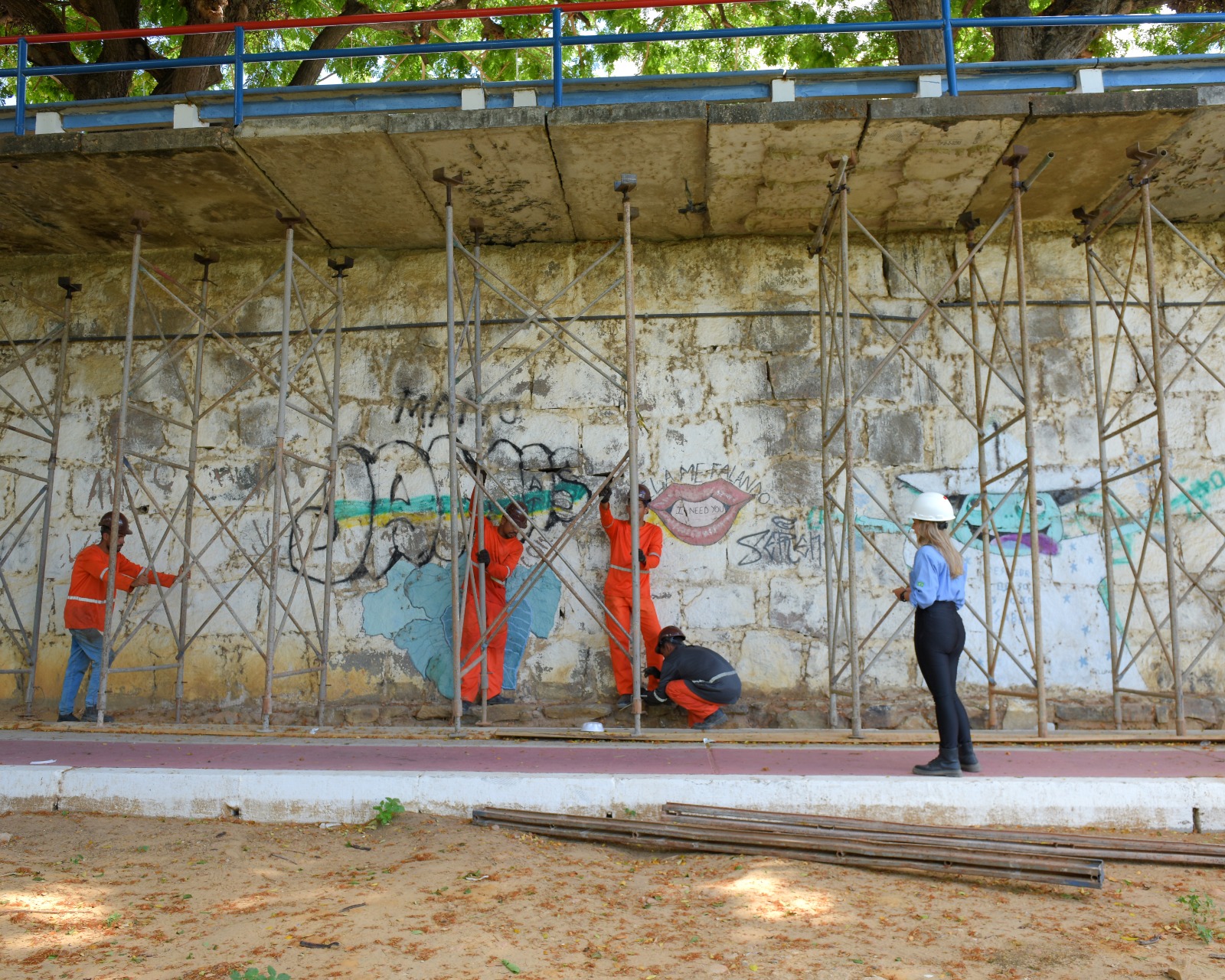 Obras estruturais preventivas da Prefeitura de Juazeiro reforçam segurança da Orla I para o Carnaval de Juazeiro