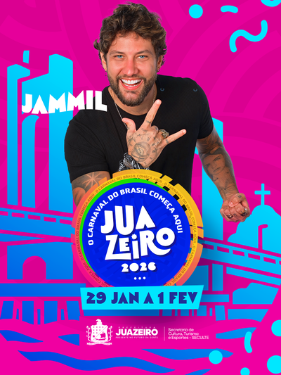Saiddy Bamba, Jammil e Michele Andrade entram na festa e ampliam o Carnaval de Juazeiro 2026