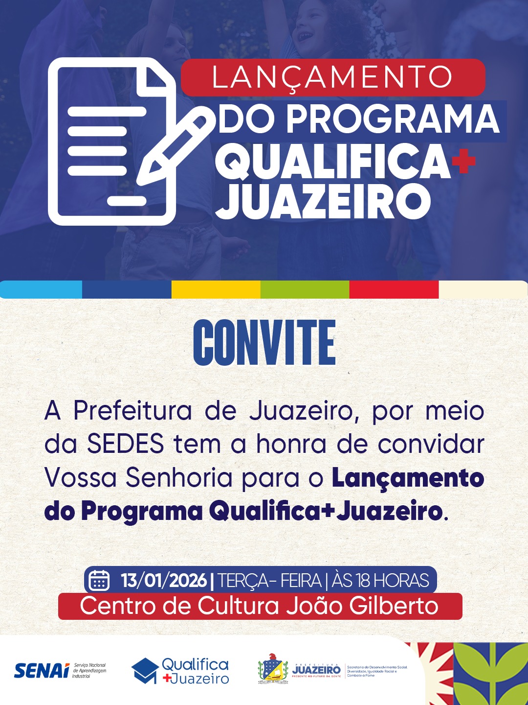 Prefeitura de Juazeiro lança Programa Qualifica+ Juazeiro em parceria com o Senai