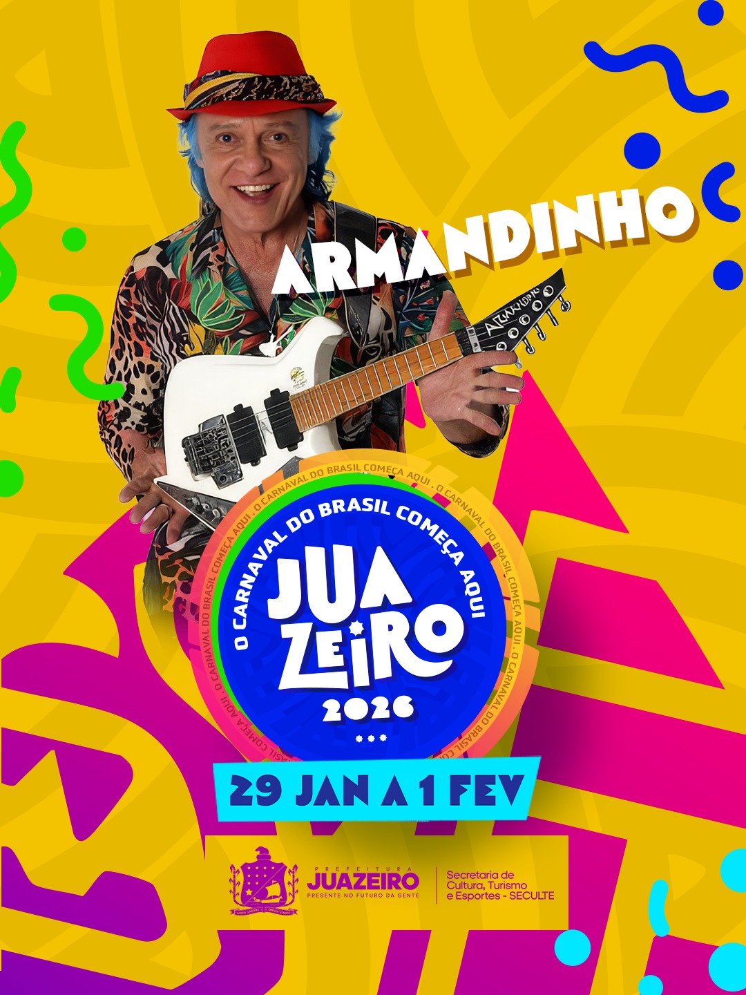 Carnaval de Juazeiro 2026 ganha reforços e desponta como a maior festa de todos os tempos