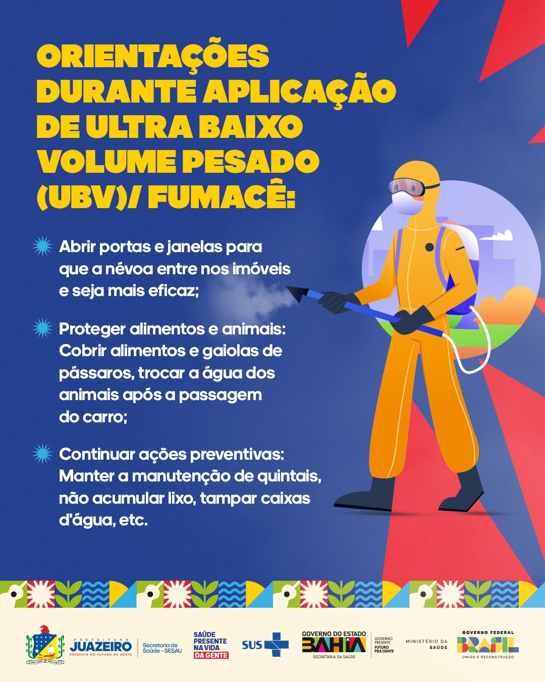 Sesau inicia aplicação de fumacê em bairros de Juazeiro nesta sexta-feira (23)