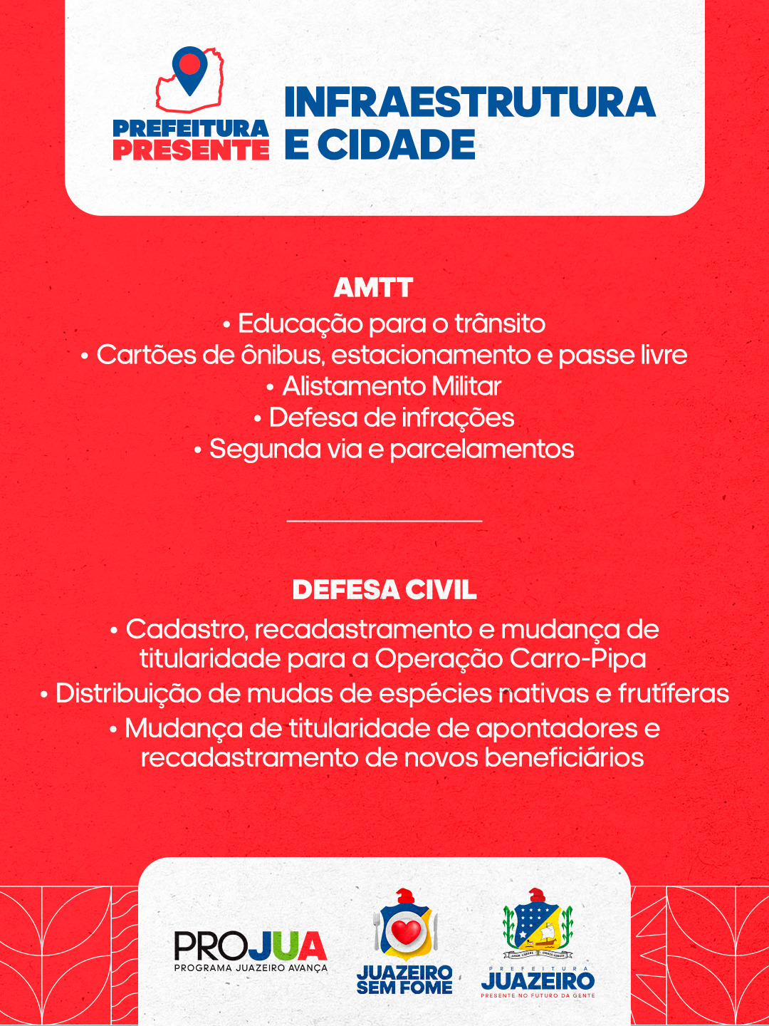 AMTT oferta serviços na segunda edição do Prefeitura Presente, em Pinhões