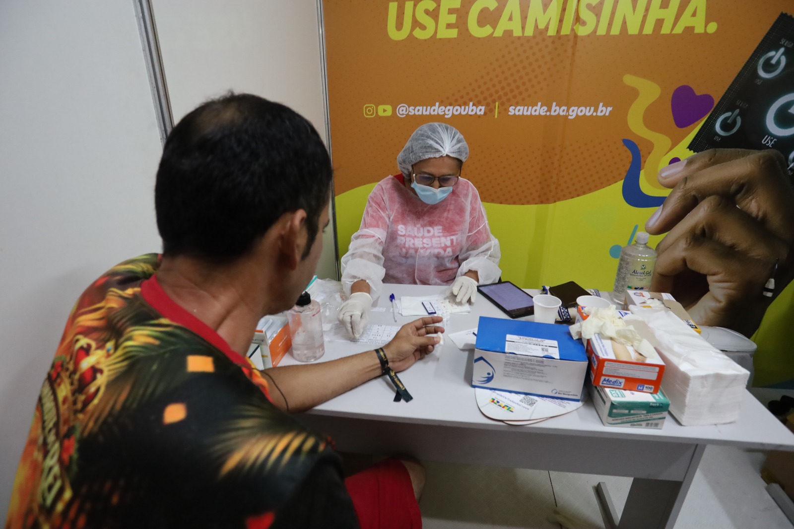 Stand Fique Sabendo bate recorde de testagens rápidas para ISTs durante o Carnaval de Juazeiro