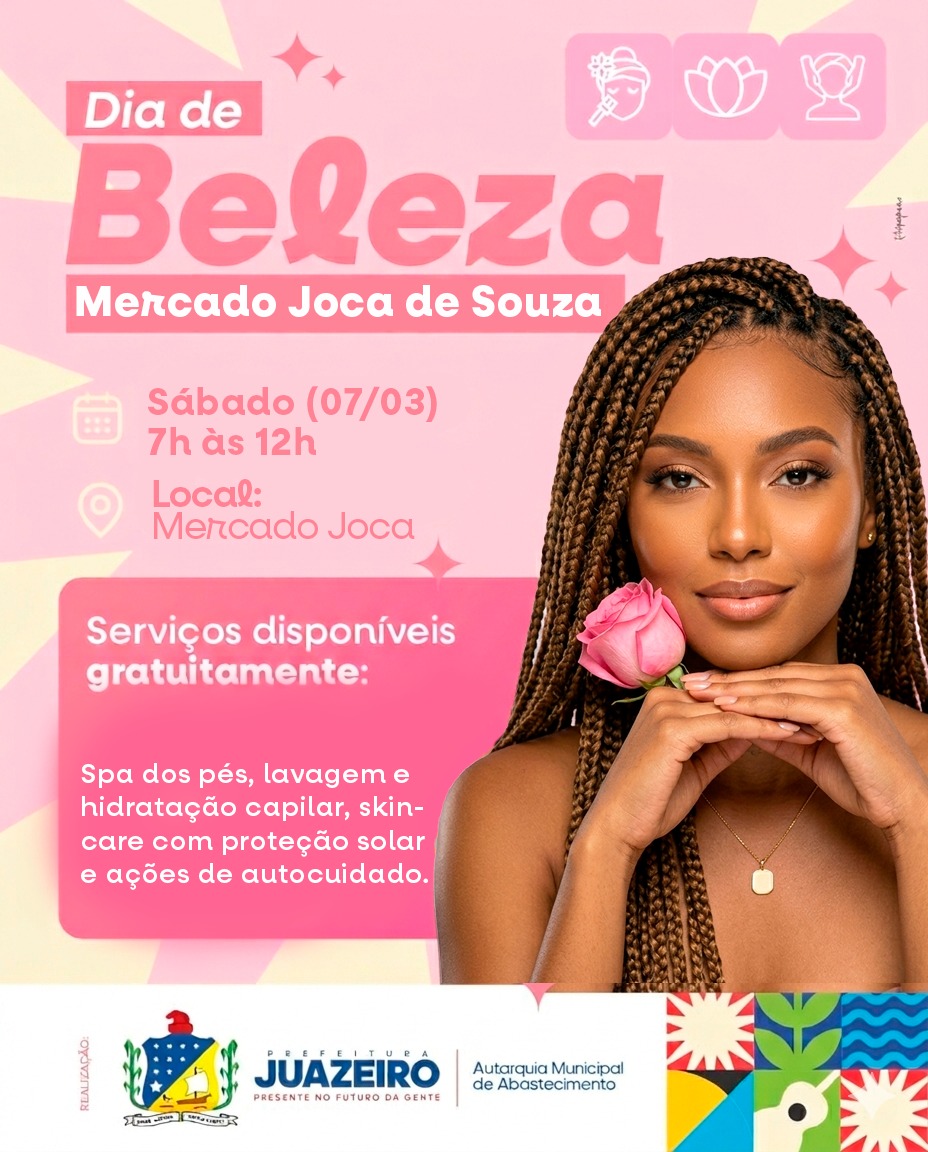 Ação especial de beleza atende mulheres do Mercado Joca de Souza neste sábado (7)