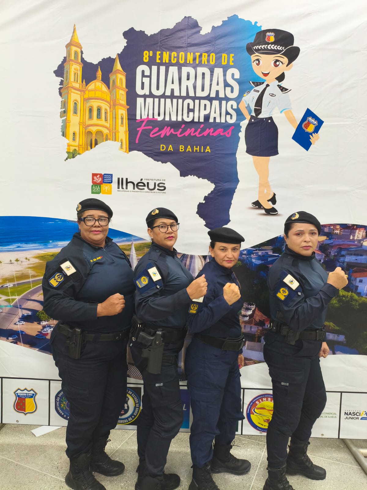 Juazeiro é representado no 8° Encontro das Guardas Femininas da Bahia, em Ilhéus.