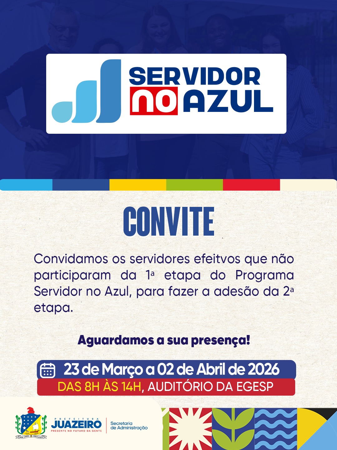 Servidores de Juazeiro têm nova oportunidade de aderir ao Servidor no Azul