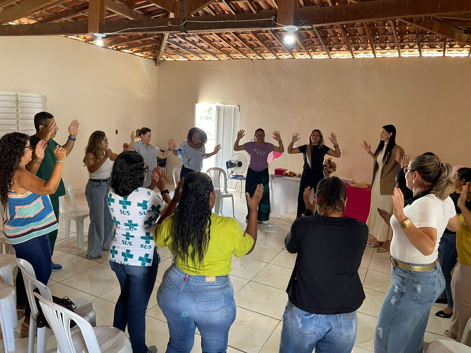 Cuidando de quem cuida: Prefeitura de Juazeiro promove ação de valorização aos profissionais da saúde na UBS do CSU