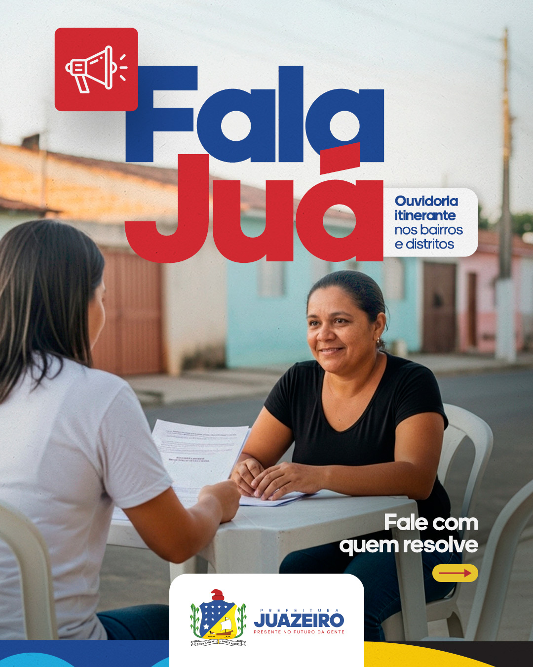 Ouvidoria de Juazeiro leva o Programa Fala Juá a bairros e distritos com nova programação em março