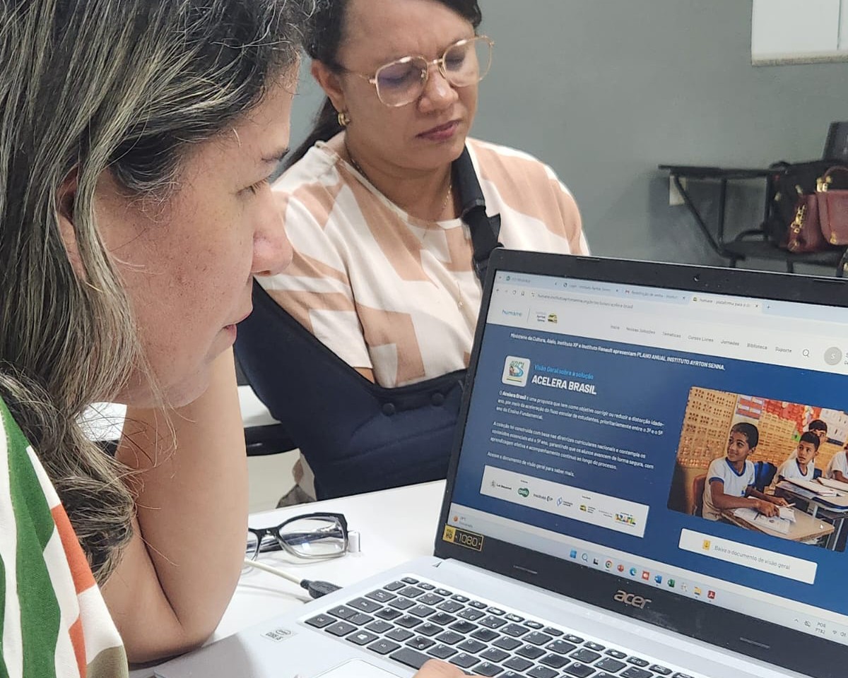 Juazeiro foi escolhida para teste piloto da plataforma do Instituto Ayrton Senna na implementação de programas de correção de fluxo