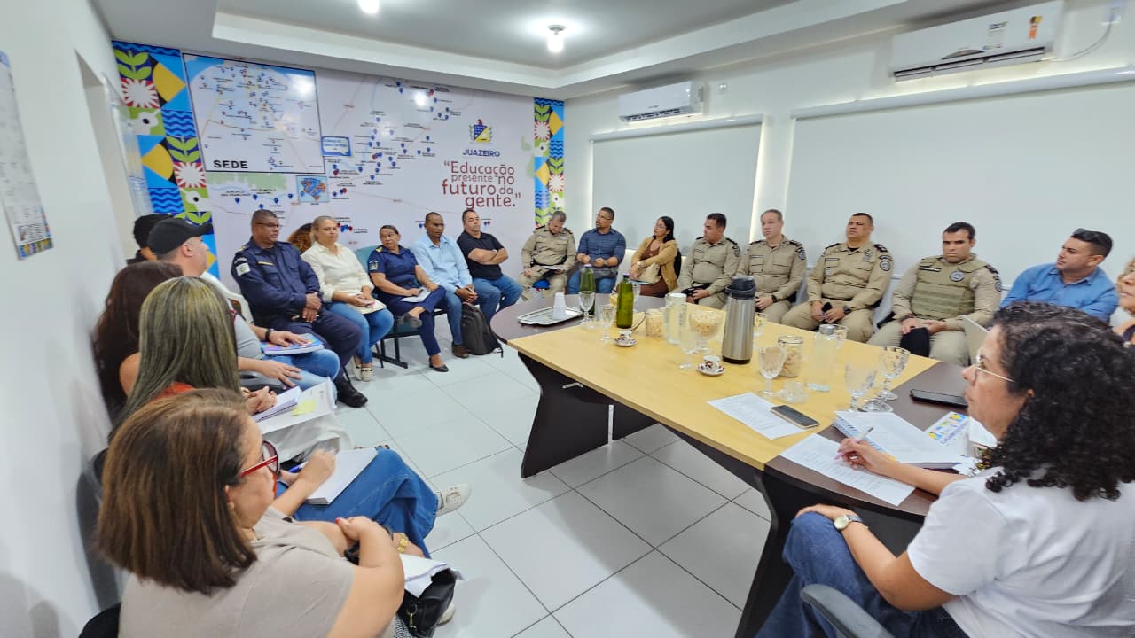 Prefeitura de Juazeiro avança na segurança escolar com ações integradas entre secretarias e forças de segurança