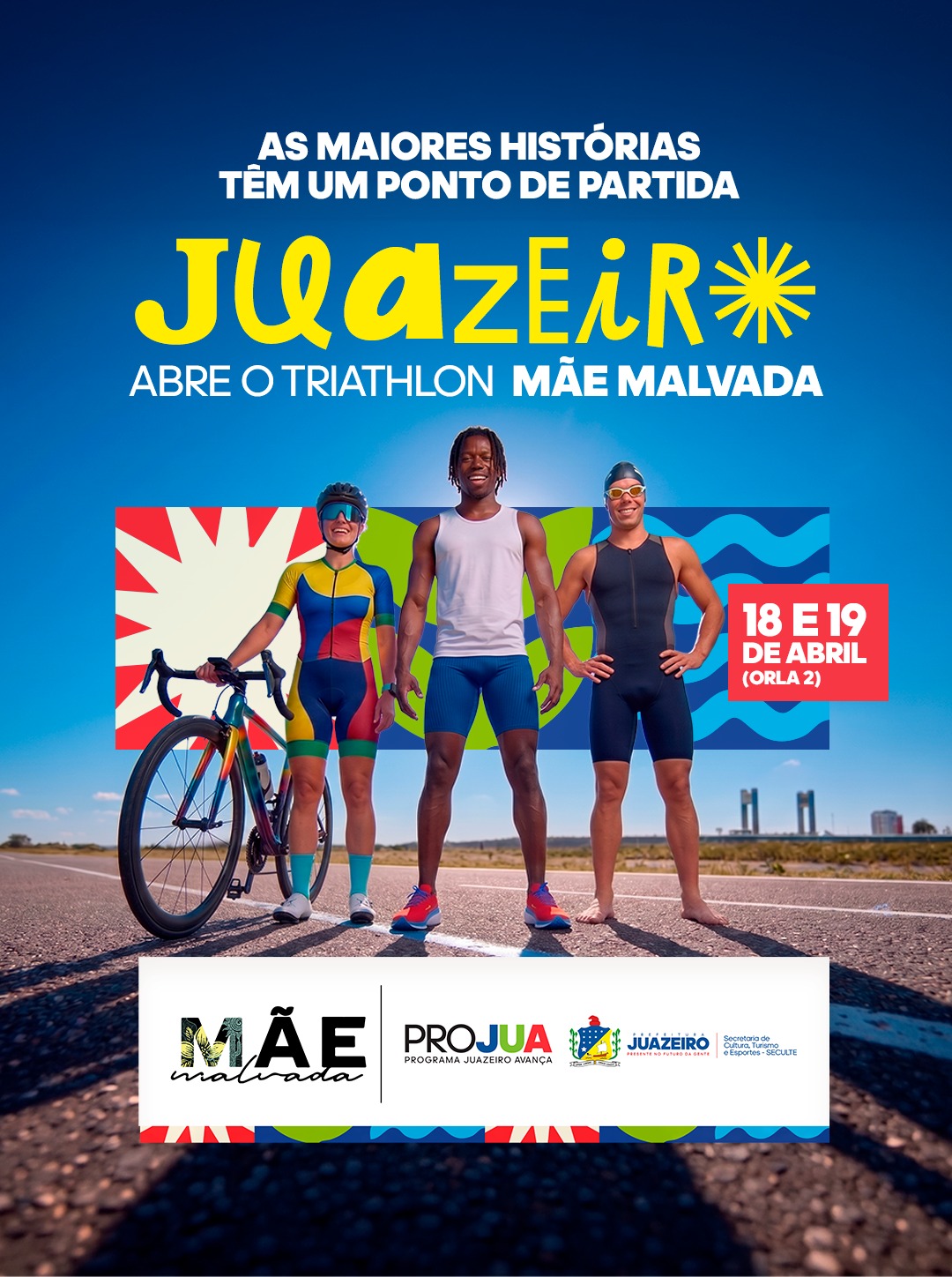 As maiores histórias têm um ponto de partida. Juazeiro abre o Triathlon Mãe Malvada e fortalece o turismo esportivo na região