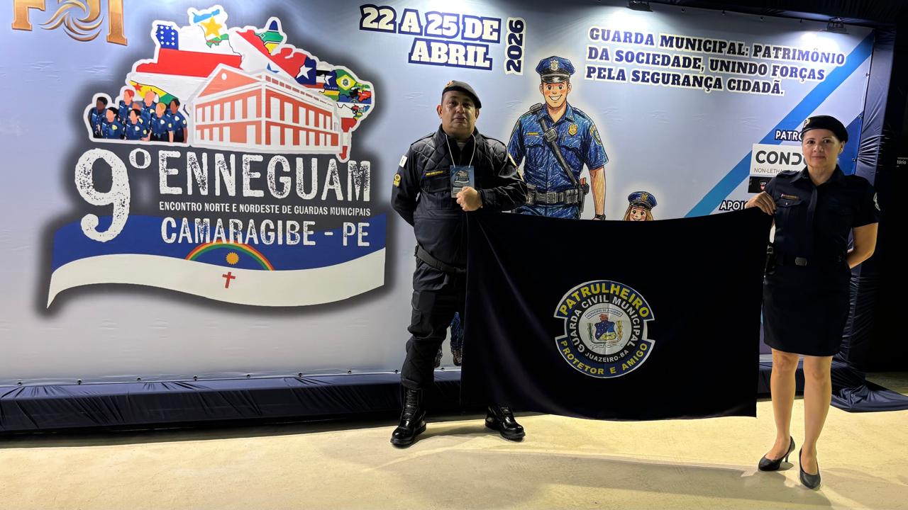 Juazeiro marca presença no 9º Encontro Norte e Nordeste das Guardas Civis Municipais, em Camaragibe (PE)