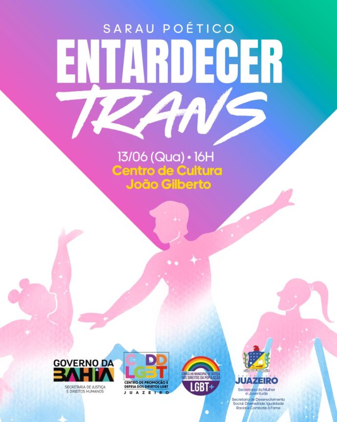 No mês da diversidade, Prefeitura de Juazeiro realiza primeira edição do “Entardecer Trans” com programação cultural e ações de inclusão