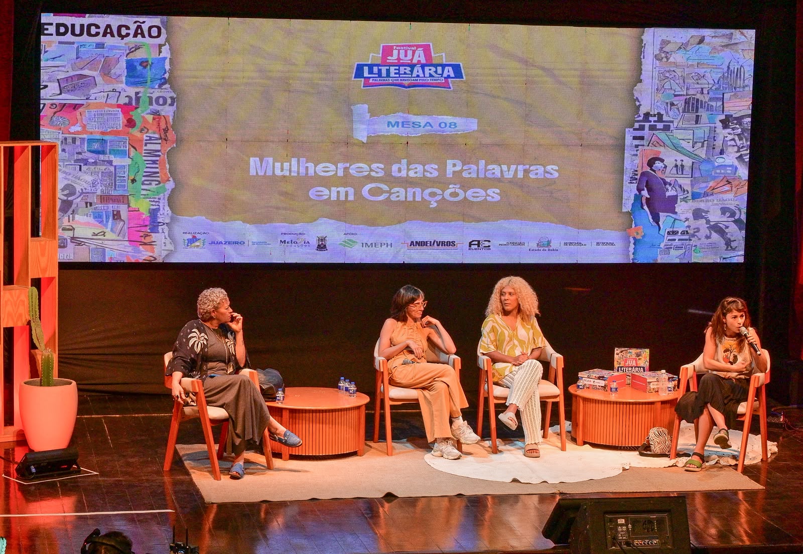 Projua na Educação: Entre história, memória e canções, Tenda das Palavras transforma conhecimento em encontro no Festival Juá Literária