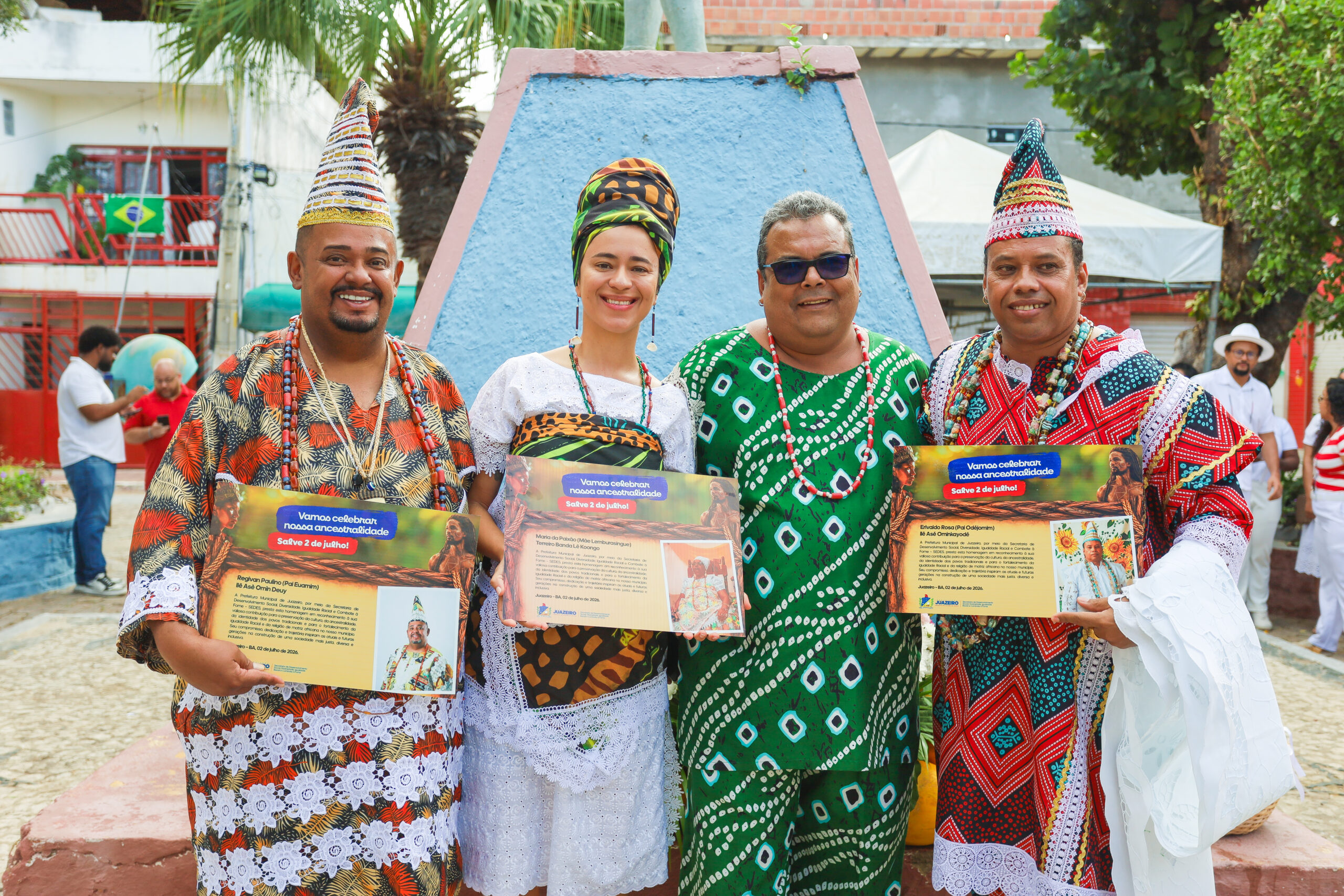Prefeitura de Juazeiro celebra 2 de Julho com homenagens a lideranças de terreiro e valorização da ancestralidade baiana