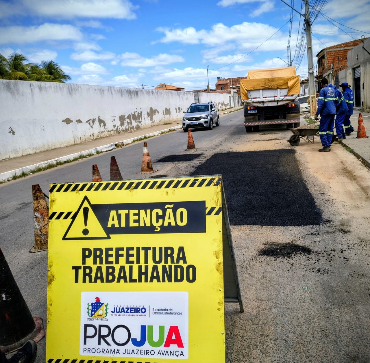 Projua nas ruas: recuperação da Avenida Cheffy Khoury melhora mobilidade e segurança no João Paulo II