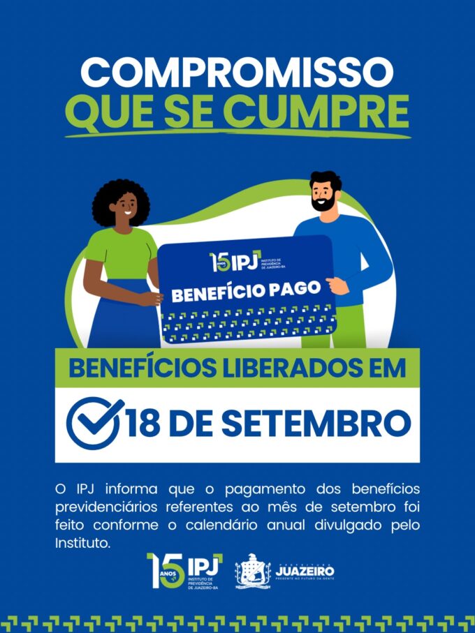 IPJ antecipa pagamento de setembro e libera retroativo da paridade para aposentados