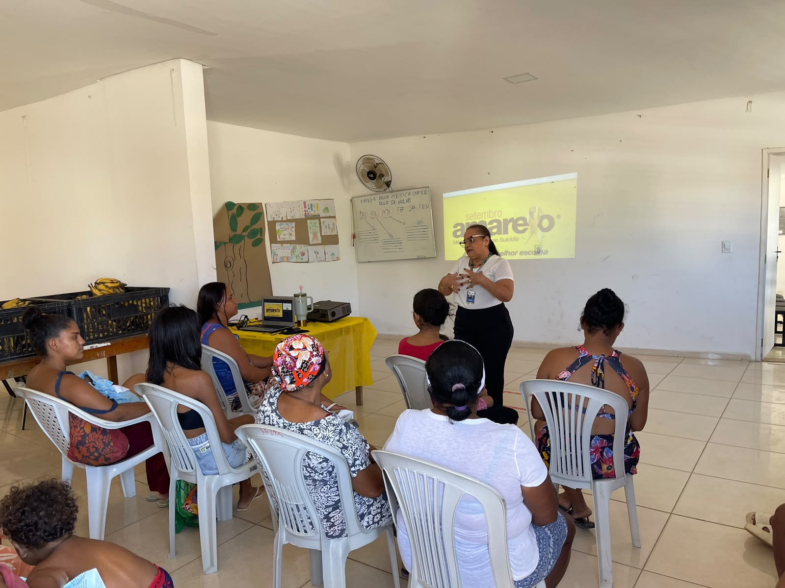CRAS Quidé promove palestra sobre valorização da vida durante Setembro Amarelo