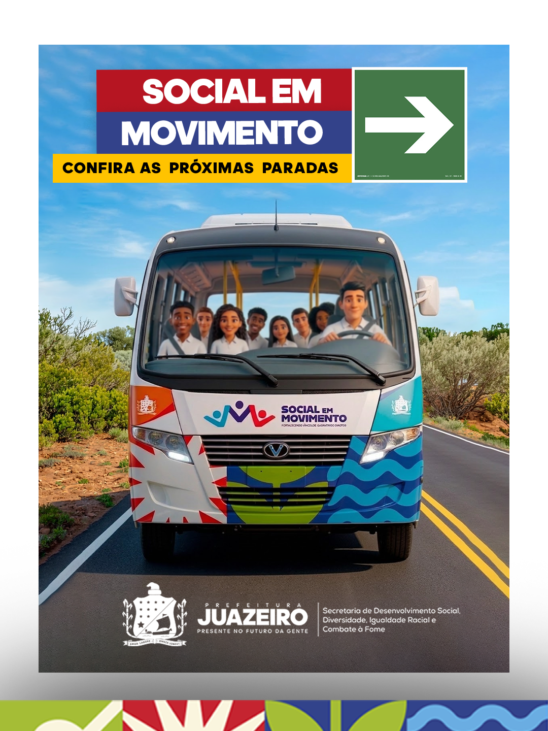 Prefeitura de Juazeiro leva programa Social em Movimento a três comunidades de Abóbora, Mandacaru e Lagoa do Salitre, em outubro