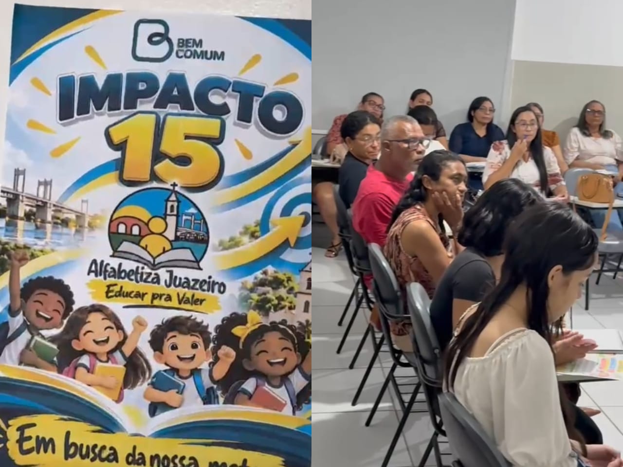 Prefeitura de Juazeiro inicia formação de Agentes de Leitura para fortalecer alfabetização na Rede Municipal